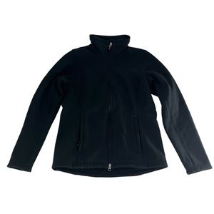 Vintage Nike ACG Jacket Womens Small Black Full Zip Soft Shell Outdoor Hiking‎